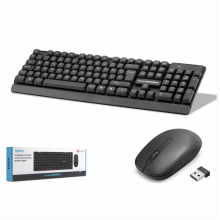 HADRON HD843 Kablosuz Klavye ve Mouse Seti - Siyah