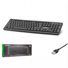Nodar Nd816 Kablolu Standart Klavye Q Siyah