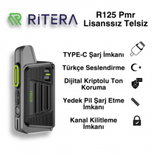 Ritera R125 Pmr Lisanssız El Telsizi